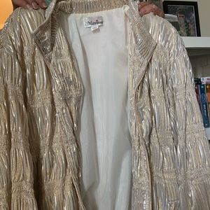 Maxima Gold Metallic Jacket